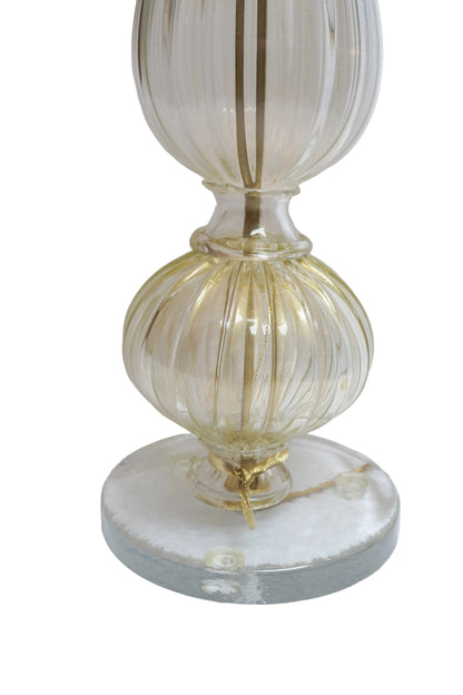 Venetian Murano Lamps Pair
