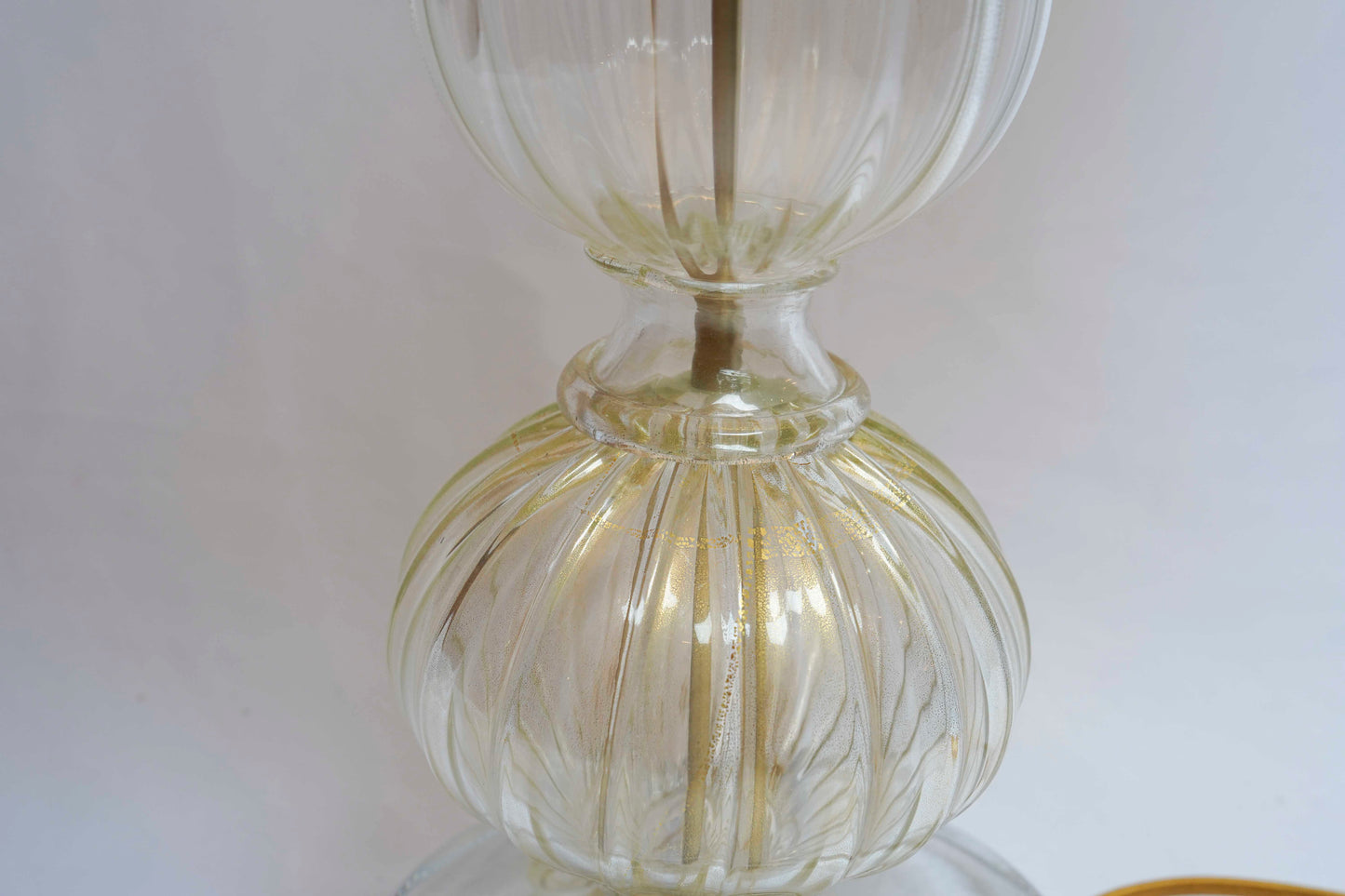 Venetian Murano Lamps Pair