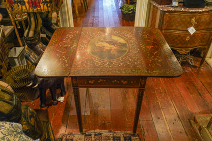 Sheraton Painted Drop-Leaf Table