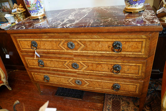 Italian Marble Top Commode