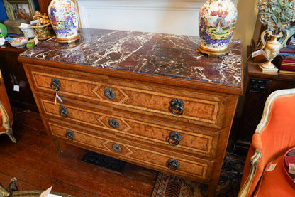 Italian Marble Top Commode