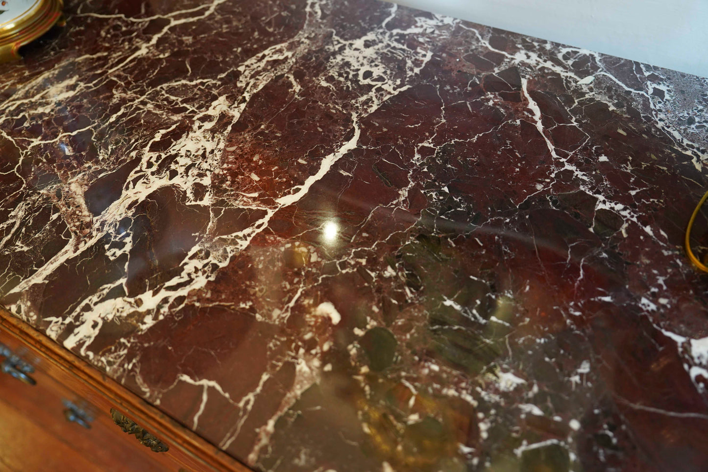 Italian Marble Top Commode