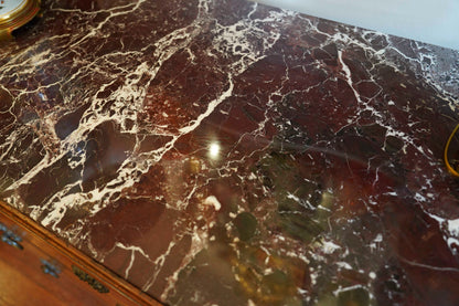Italian Marble Top Commode