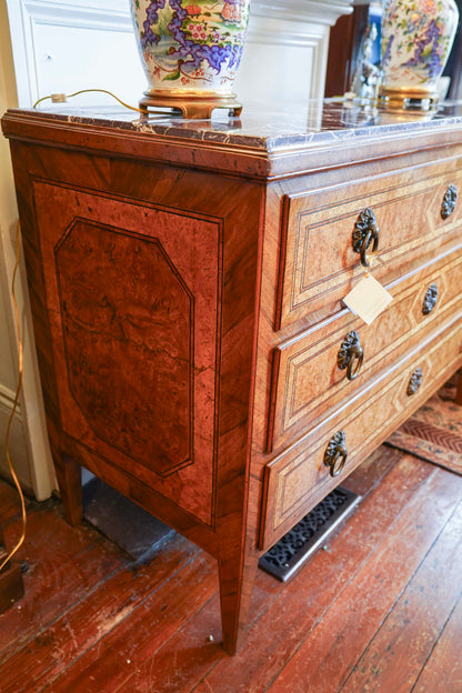 Italian Marble Top Commode