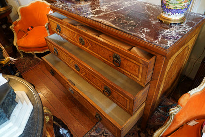 Italian Marble Top Commode
