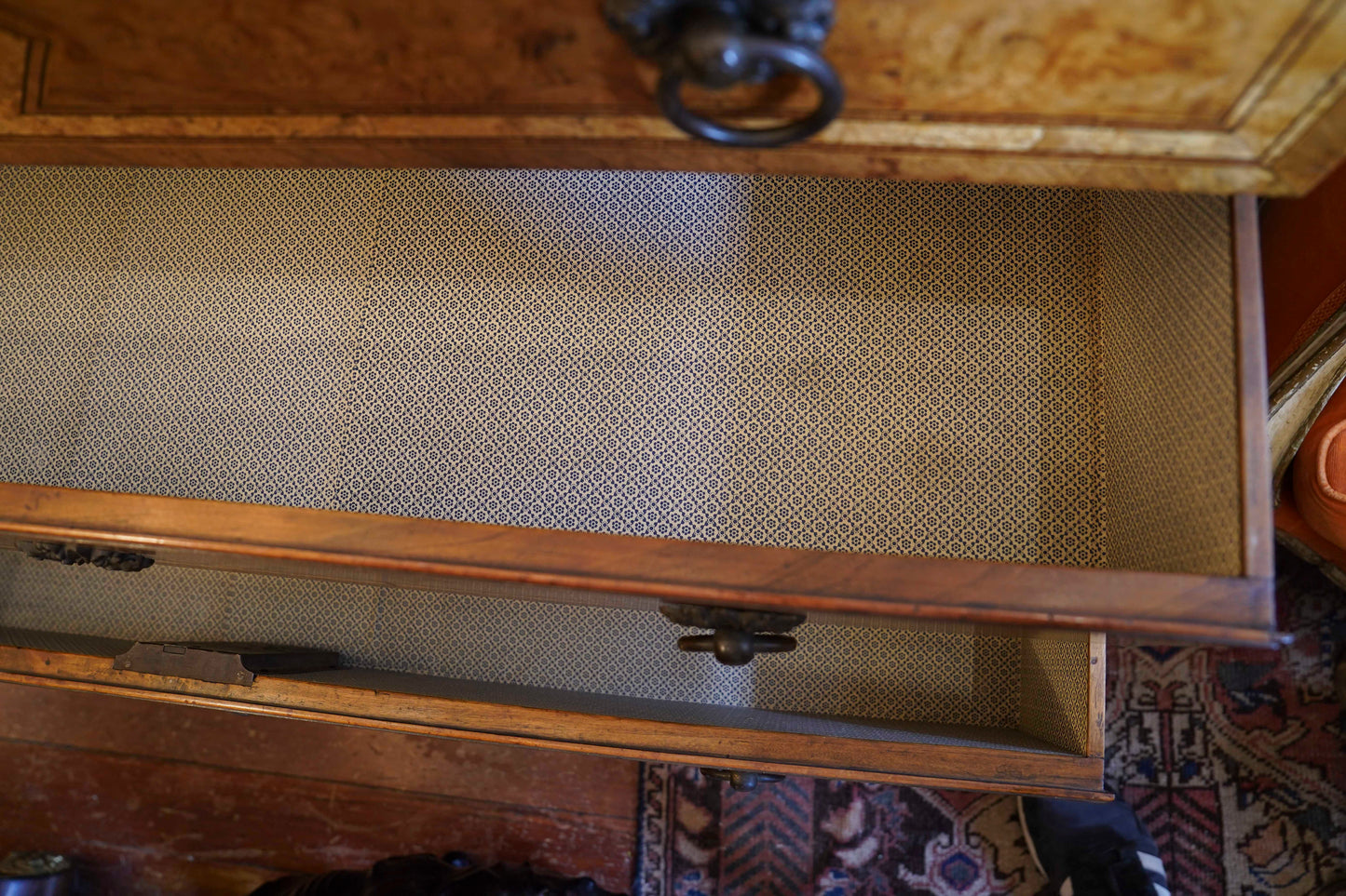 Italian Marble Top Commode