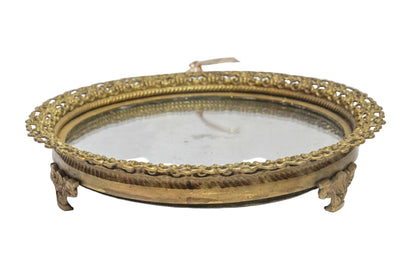 Antique Bronze Reticulated Plateau