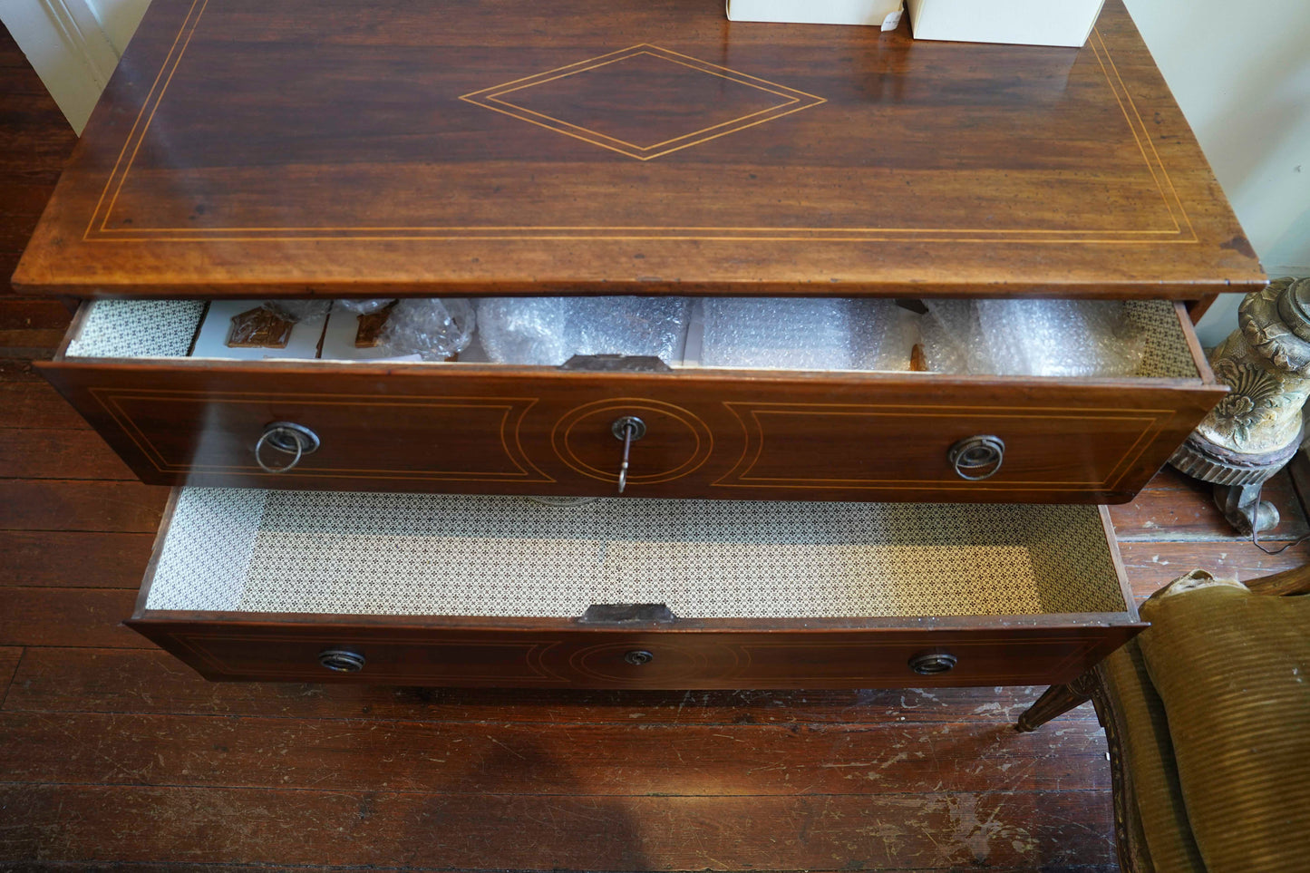 18th Century Italian Inlaid Commode