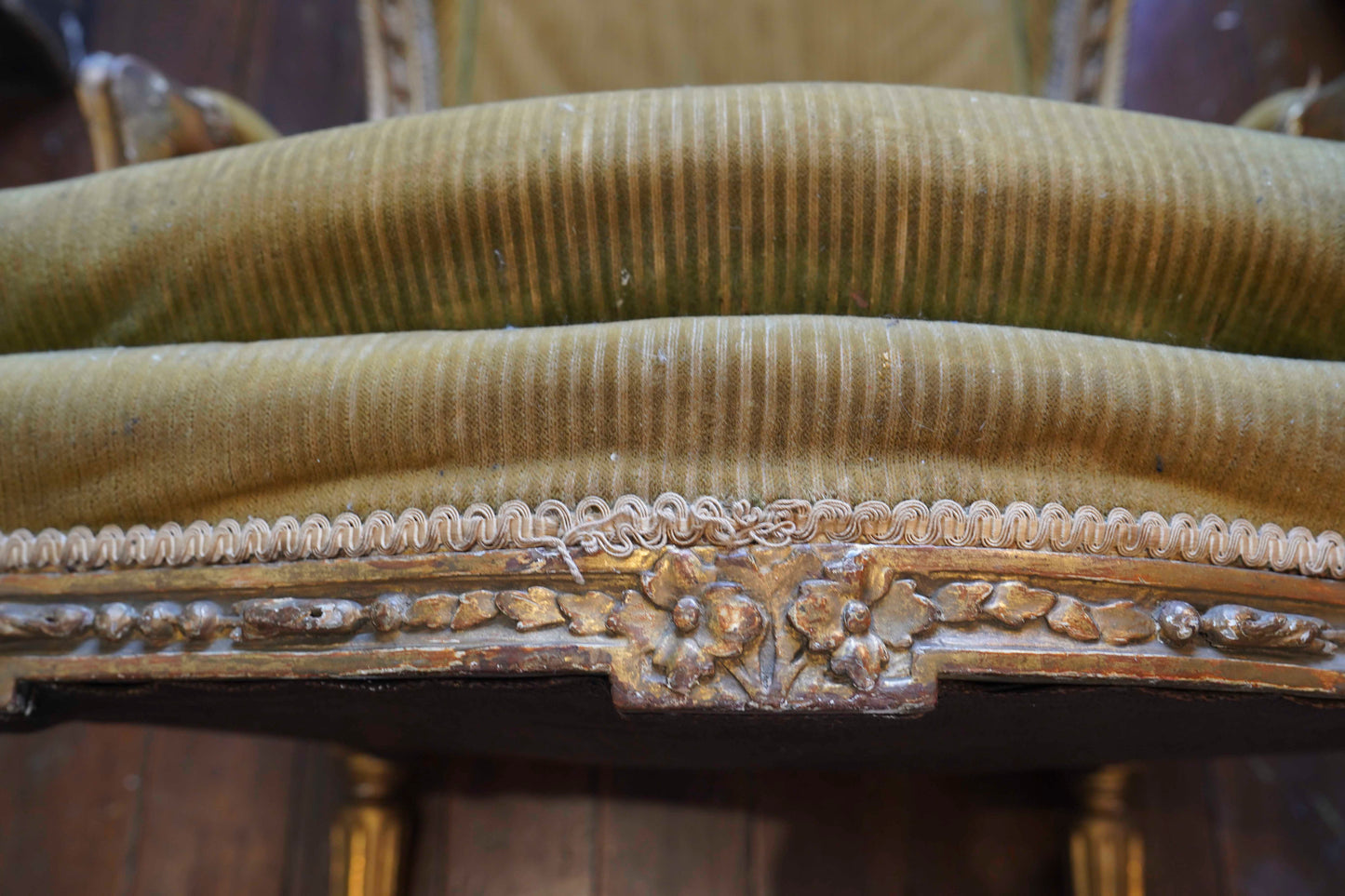 19th Century Louis XVI Wingback Fauteuils Pair