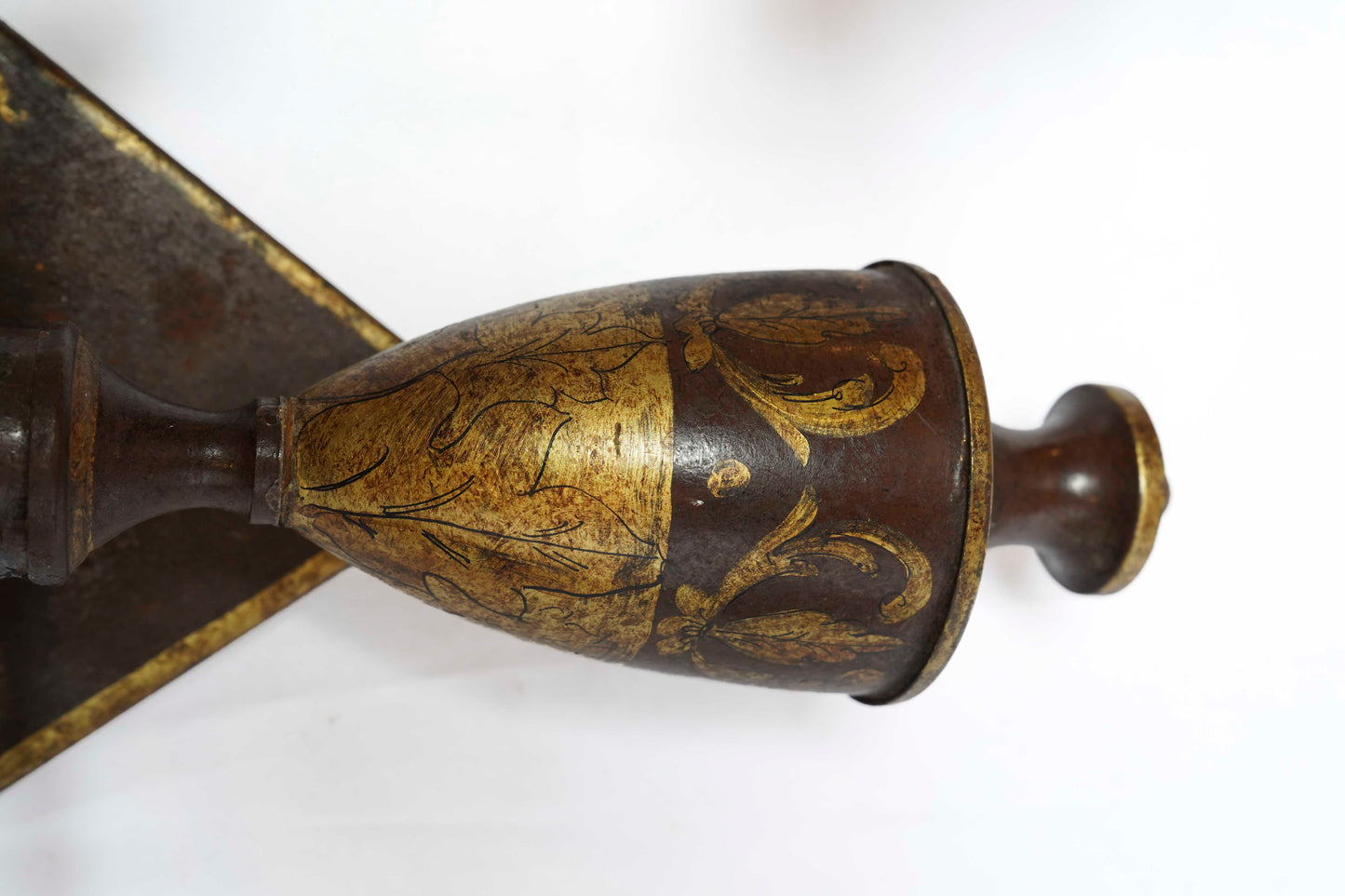 Tole Sconces Pair
