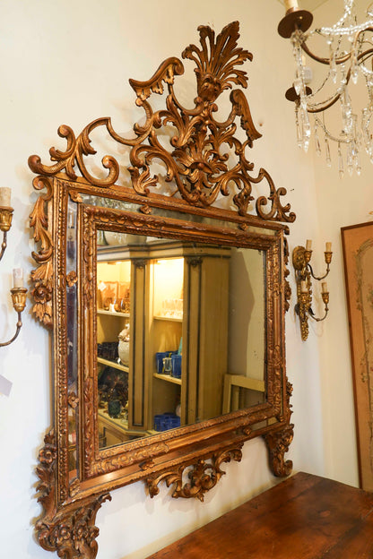 18th Century Italian Piedmont Mirror