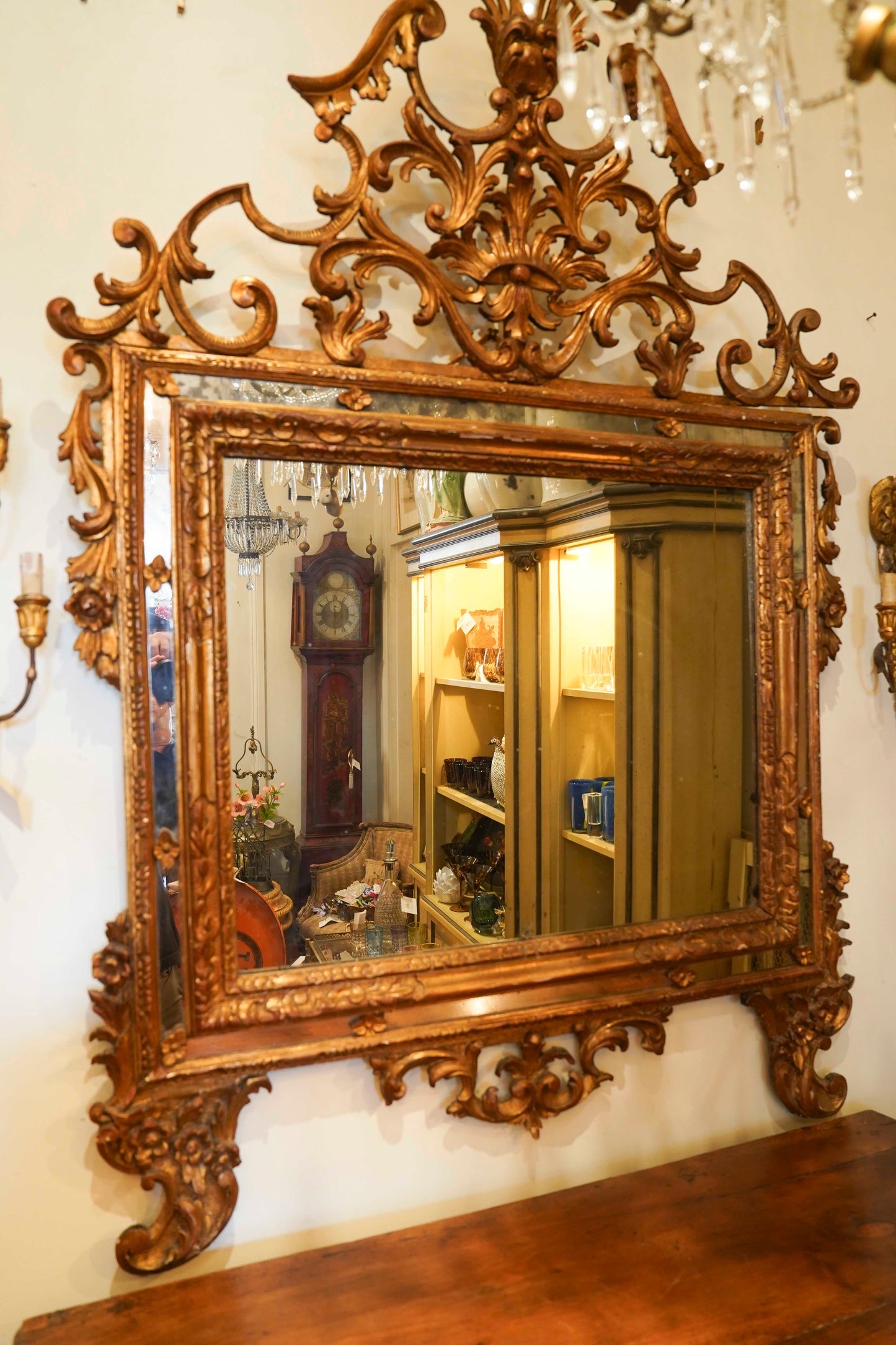 18th Century Italian Piedmont Mirror