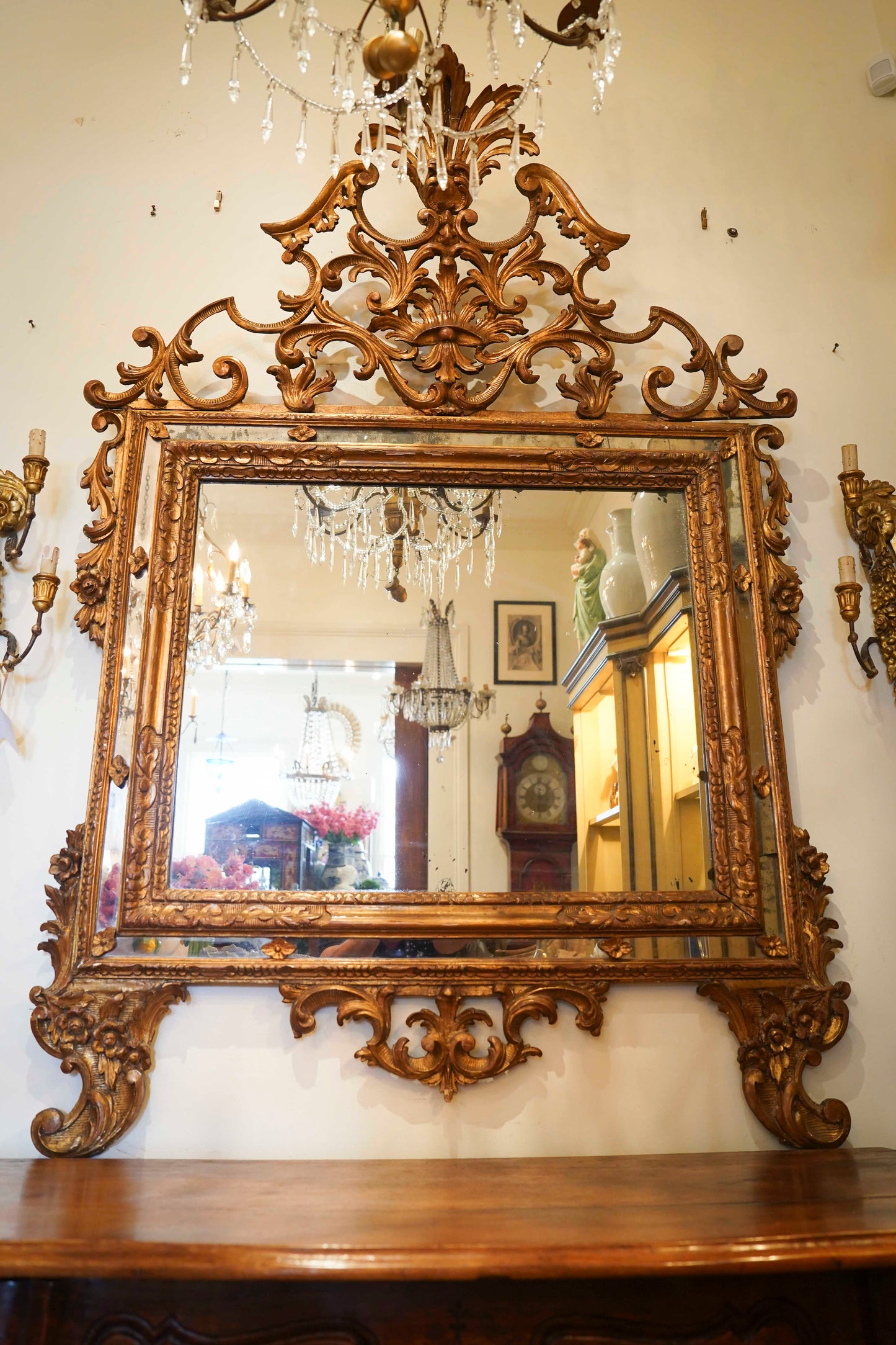 18th Century Italian Piedmont Mirror