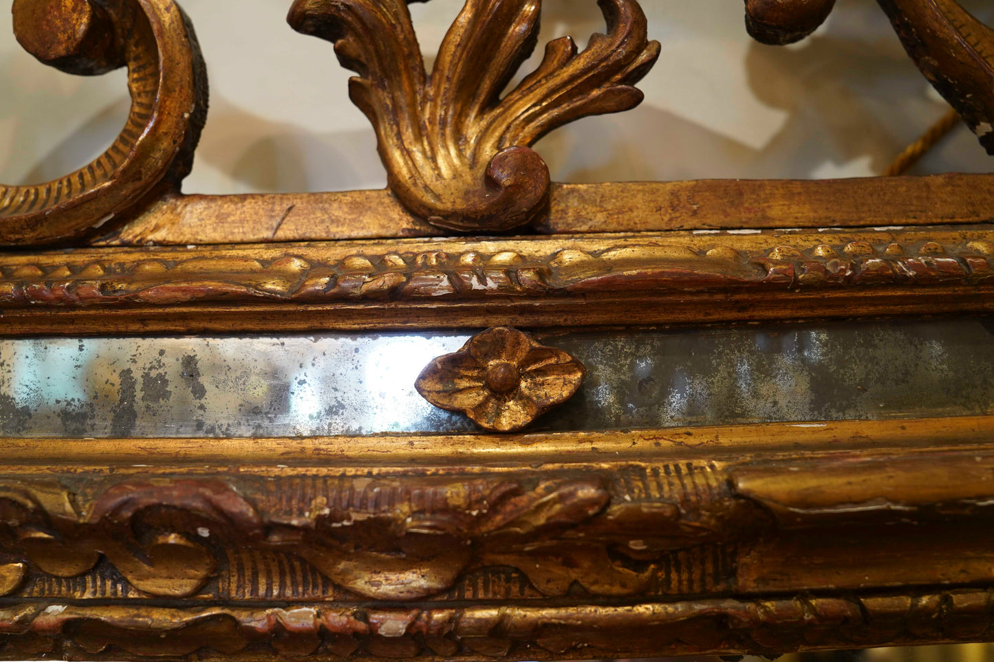 18th Century Italian Piedmont Mirror