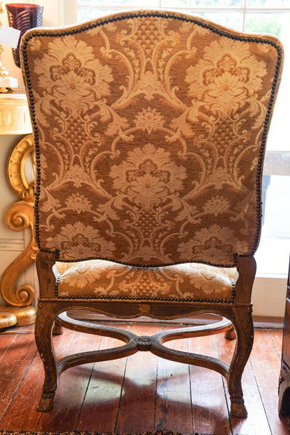 Pair Regence Style Gilt Wood Chirs