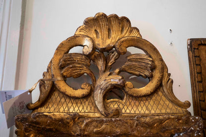18th Century Small Italian Gilt Mirror