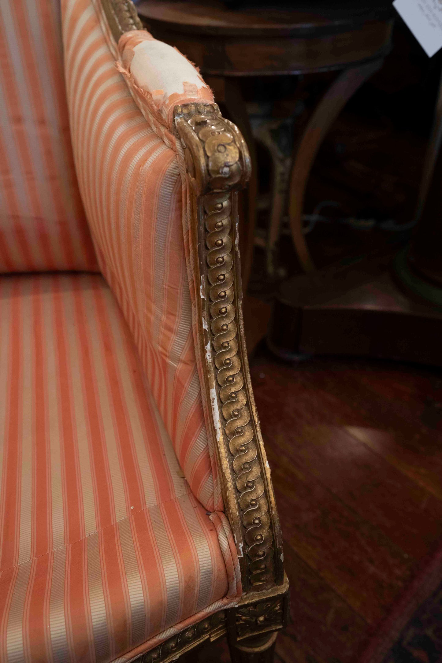 19th C Louis XVI Style Bergere