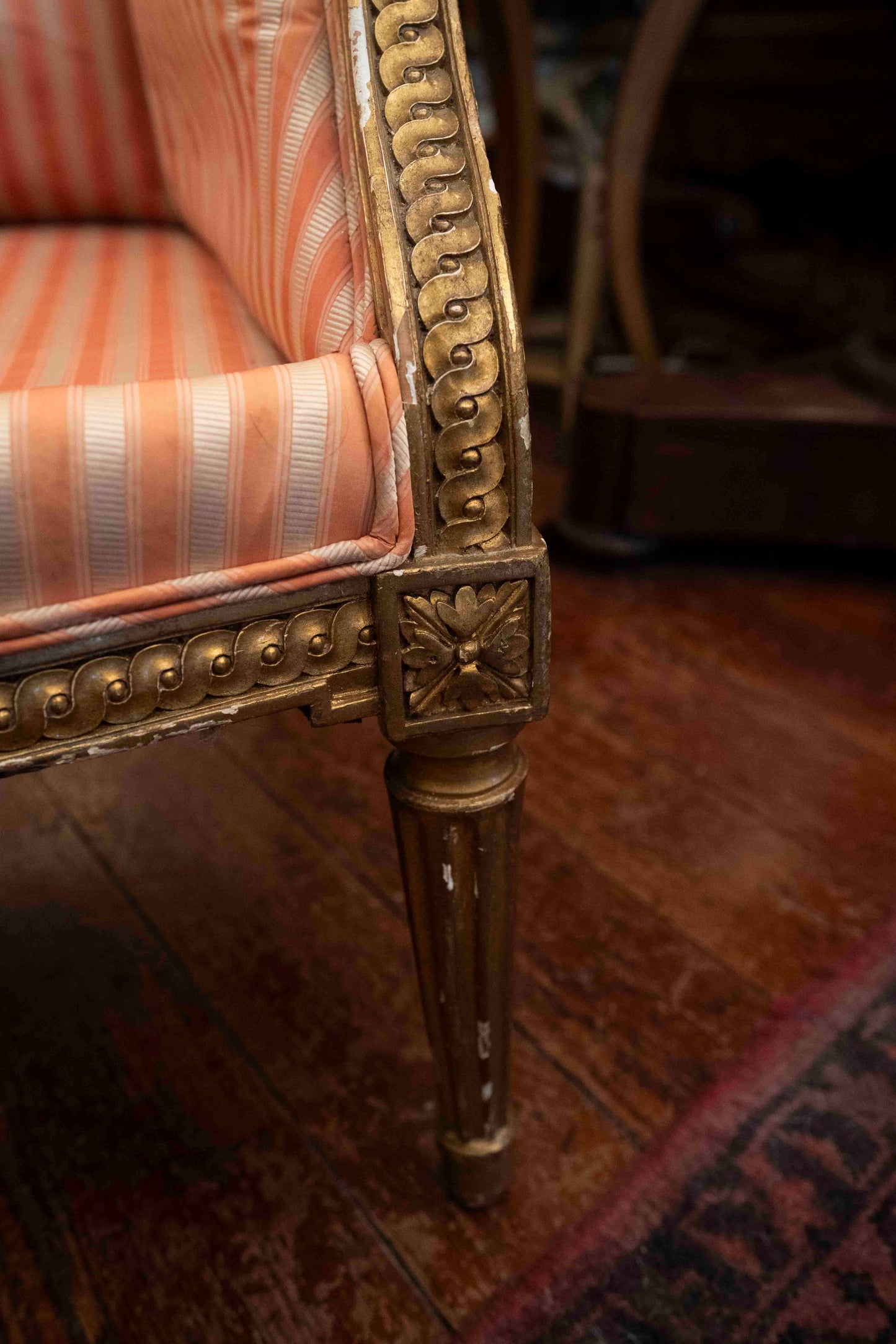 19th C Louis XVI Style Bergere