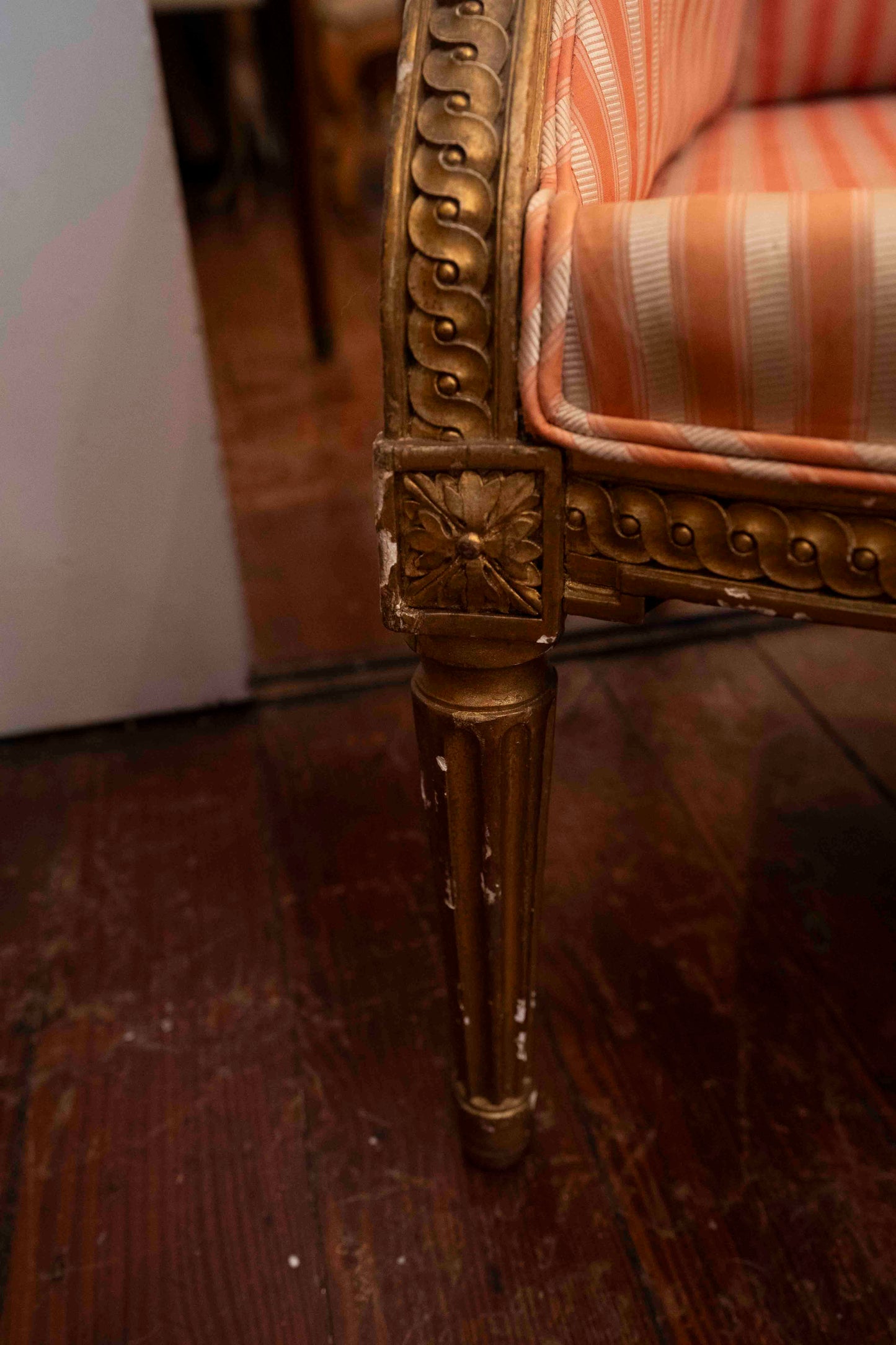 19th C Louis XVI Style Bergere