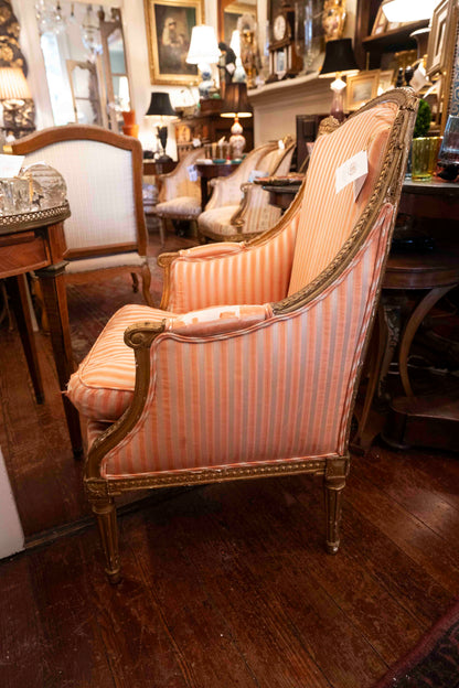 19th C Louis XVI Style Bergere