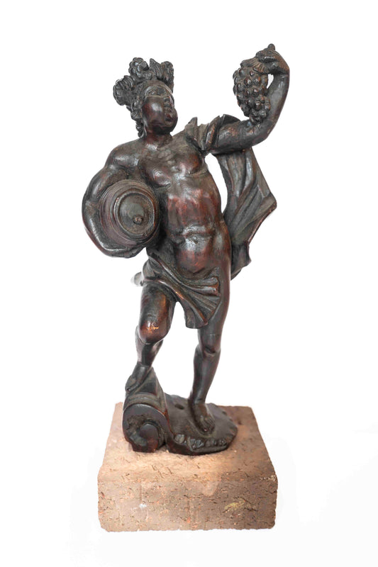 18th Century Bacchus Wood Carving