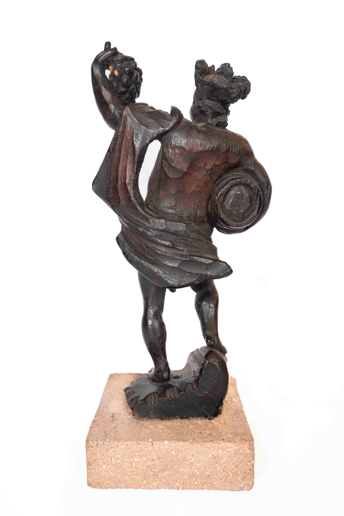 18th Century Bacchus Wood Carving