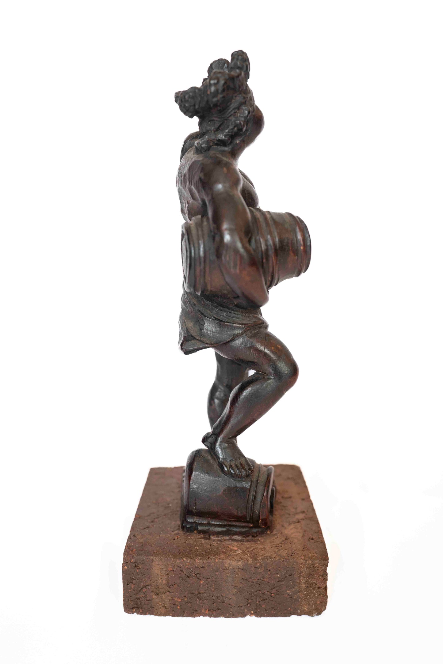 18th Century Bacchus Wood Carving