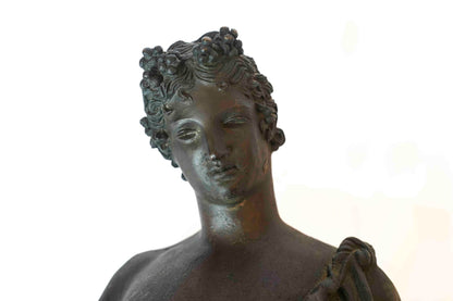 Bronze Dionysus/Narcissus Statue 19th Century 25"