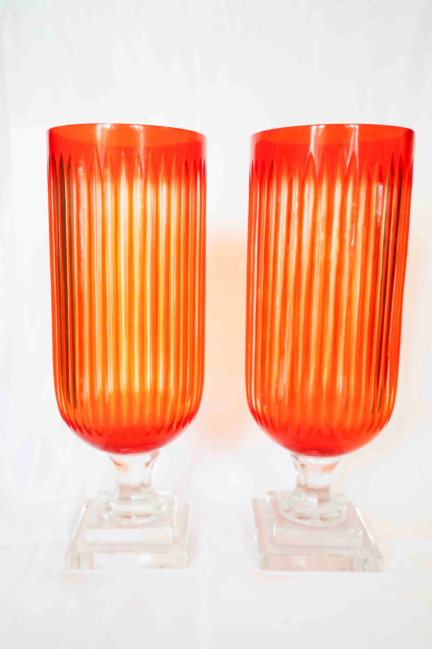Persimmon Reeded Hurricanes Pair