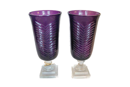 Amethyst Hurricane Pair