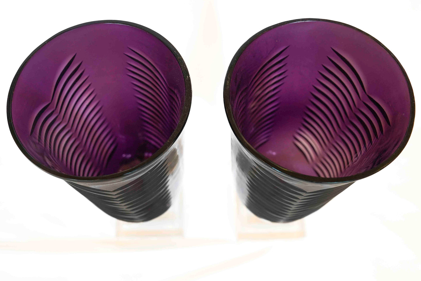 Amethyst Hurricane Pair