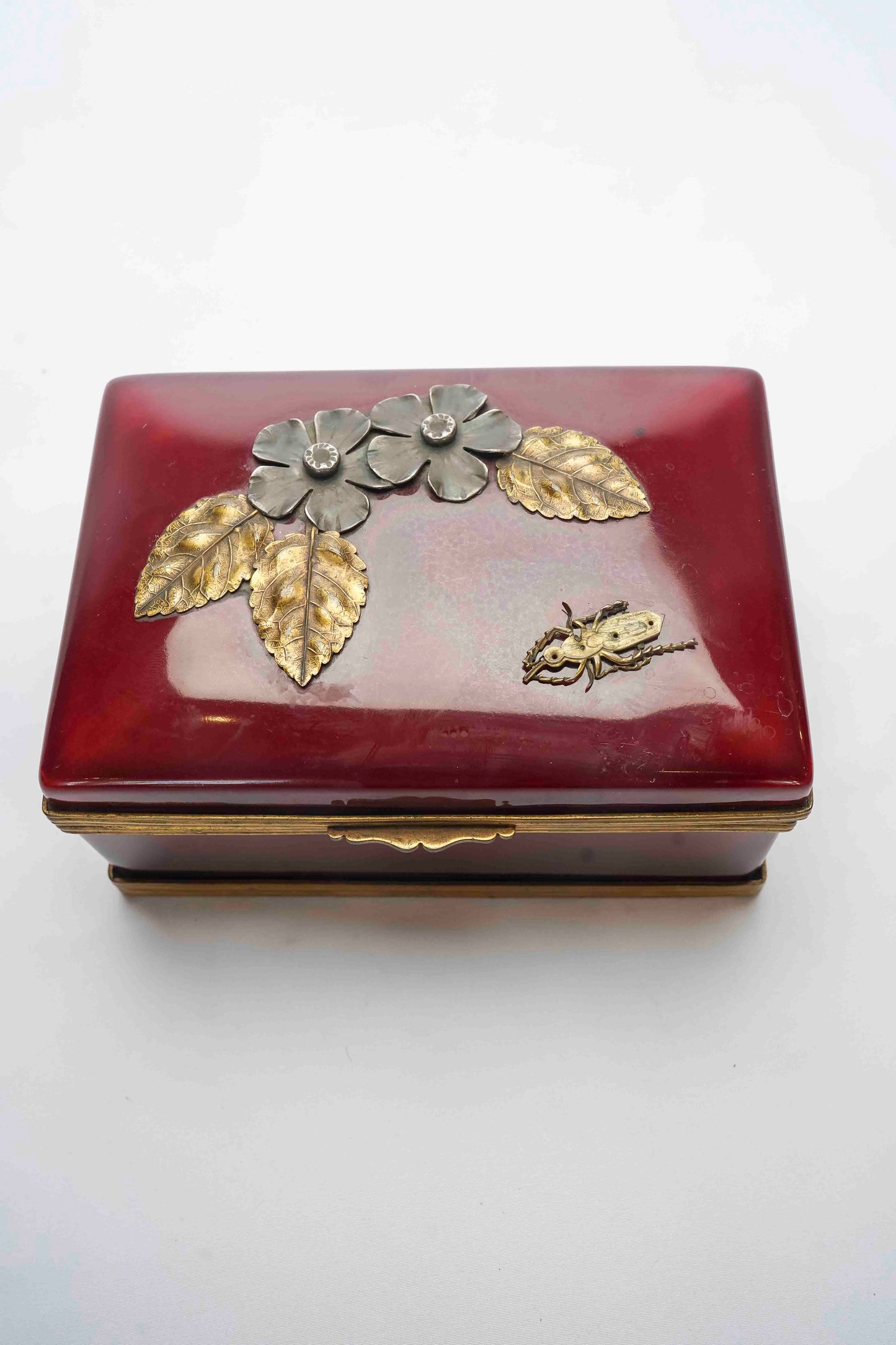 French Sevres Box with Bug