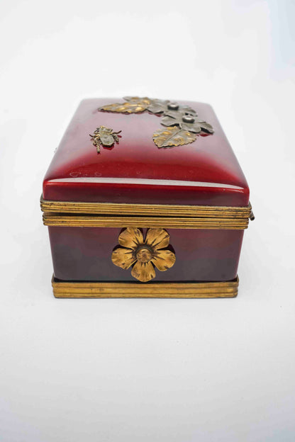 French Sevres Box with Bug