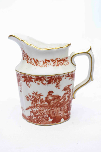 Red Aves by Royal Crown Derby Small Creamer