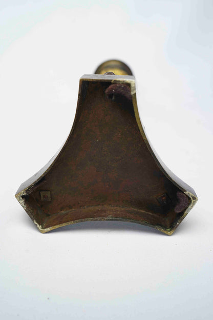 Bronze Empire Candlesticks Pair