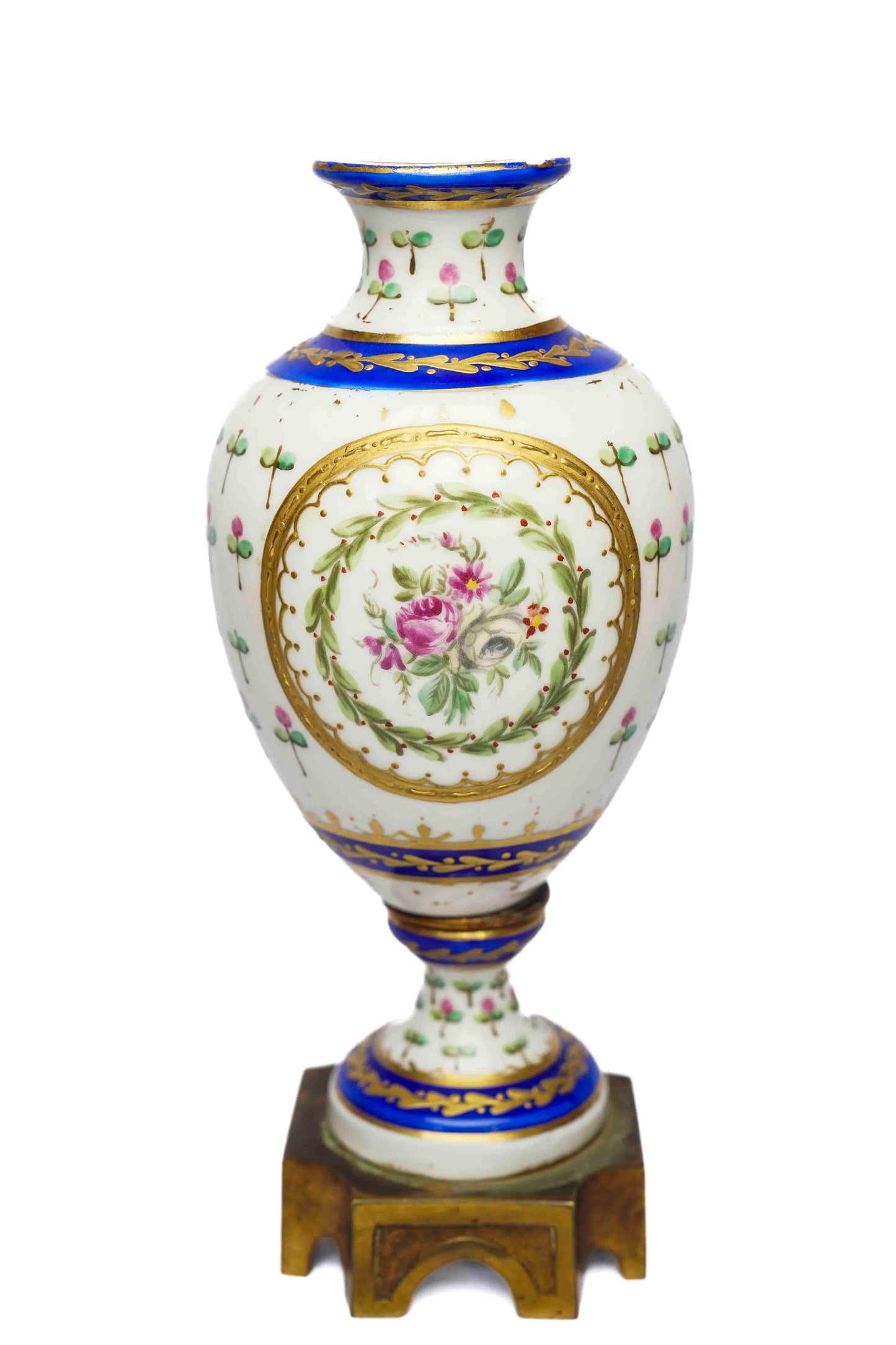 Vienna Porcelain Vase in the Sevres style