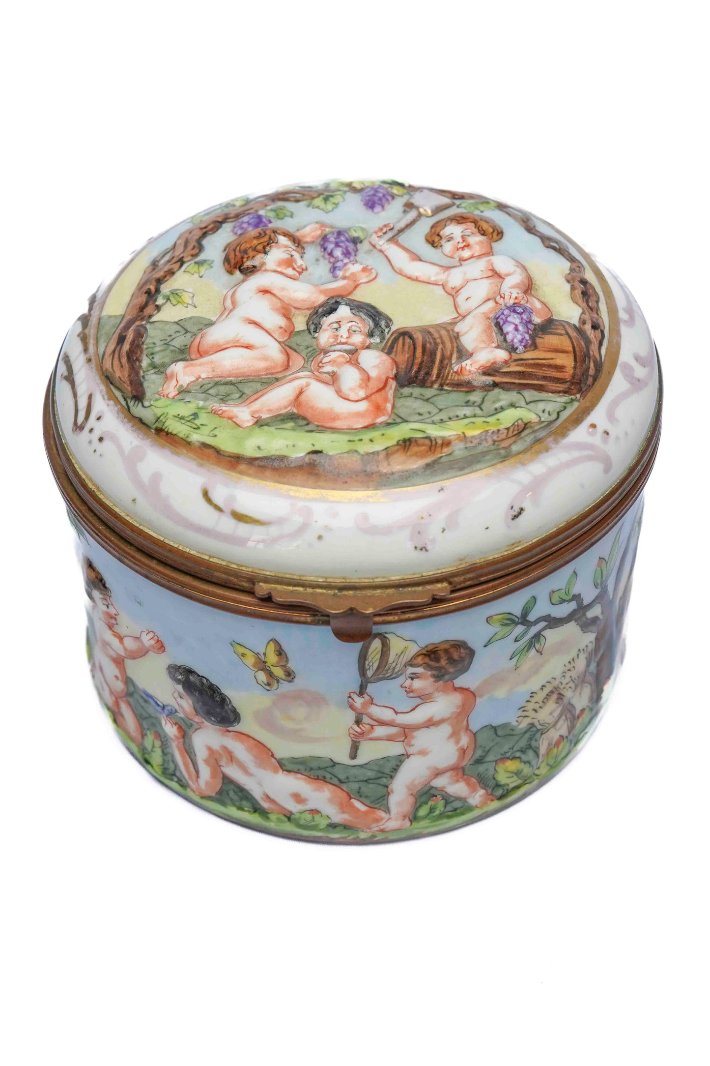 Porcelain Cherub Box