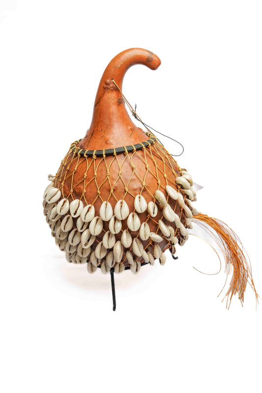 African Rattle with Stand Large