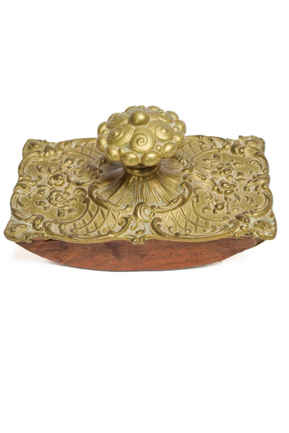 Bronze Ornate Ink Blotter