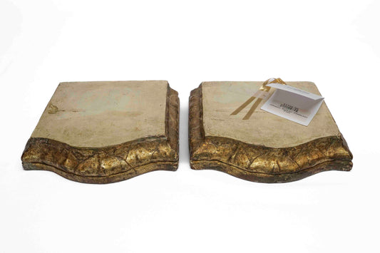 Antique Italian Plateau Pair