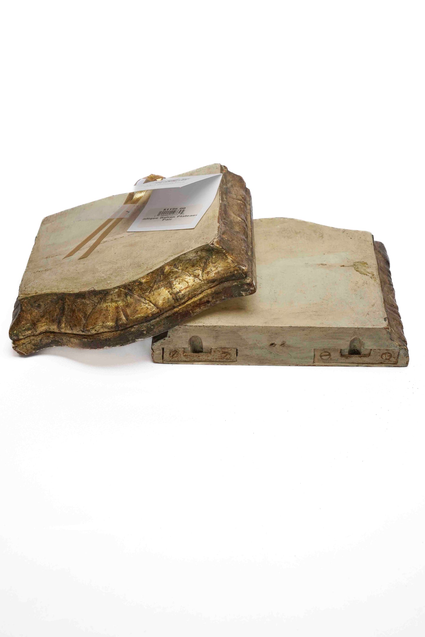 Antique Italian Plateau Pair