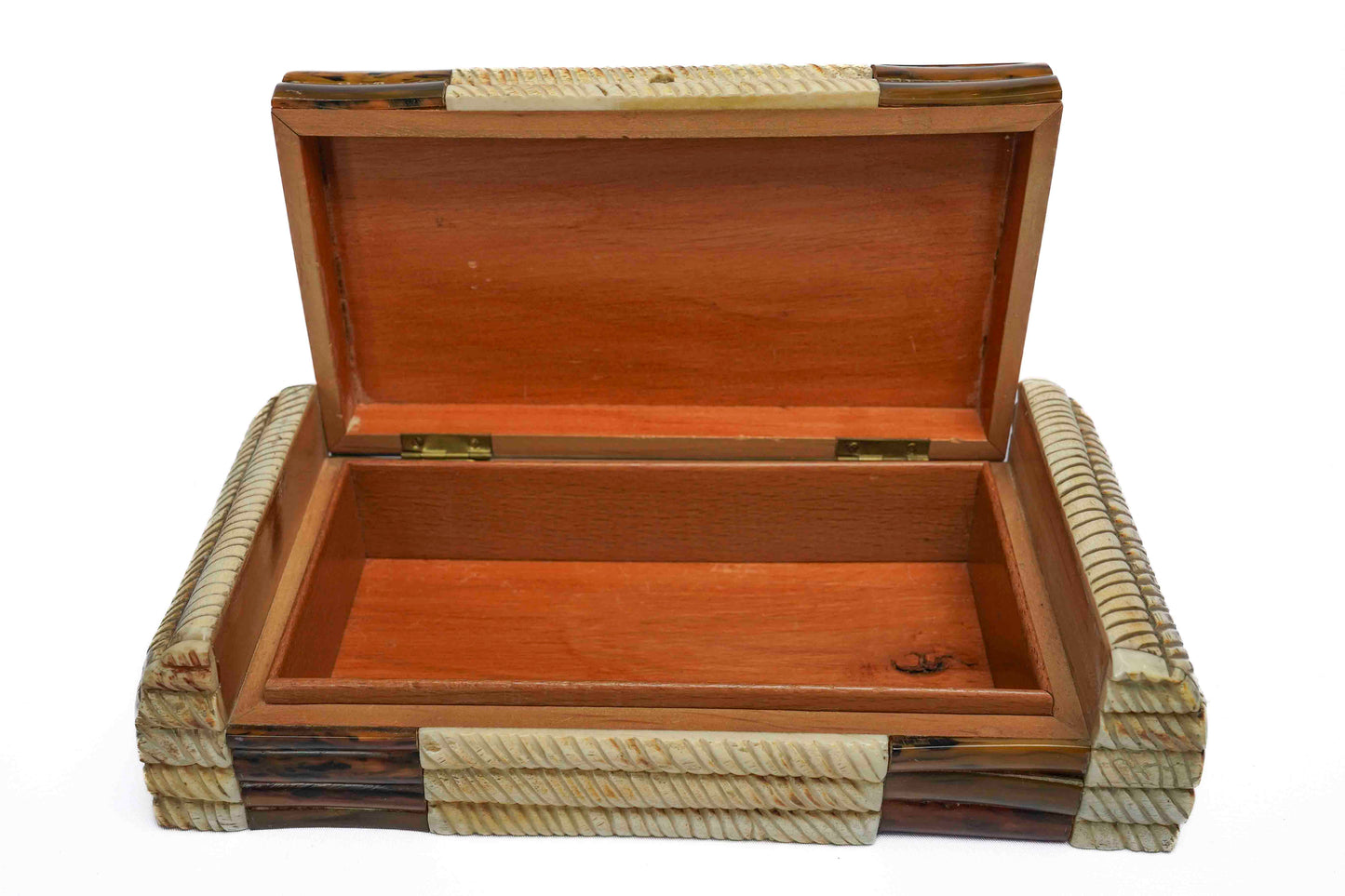 Italian Bone and Tortoise Shell Box