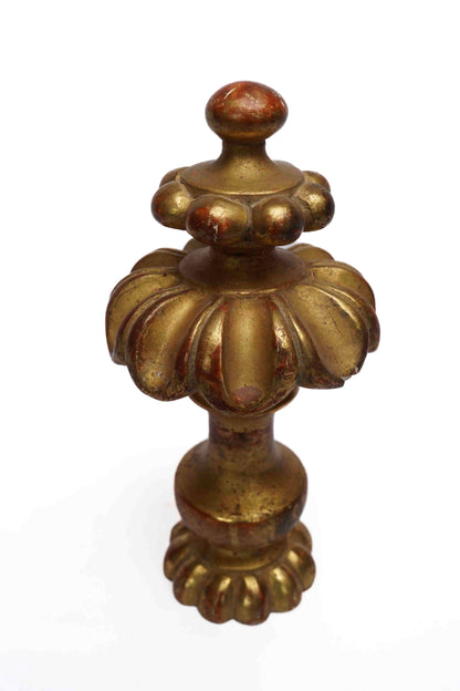 Giltwood Finials Pair