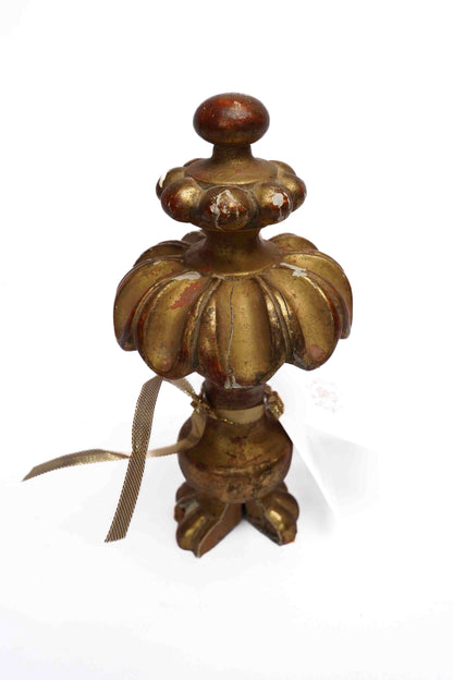 Giltwood Finials Pair