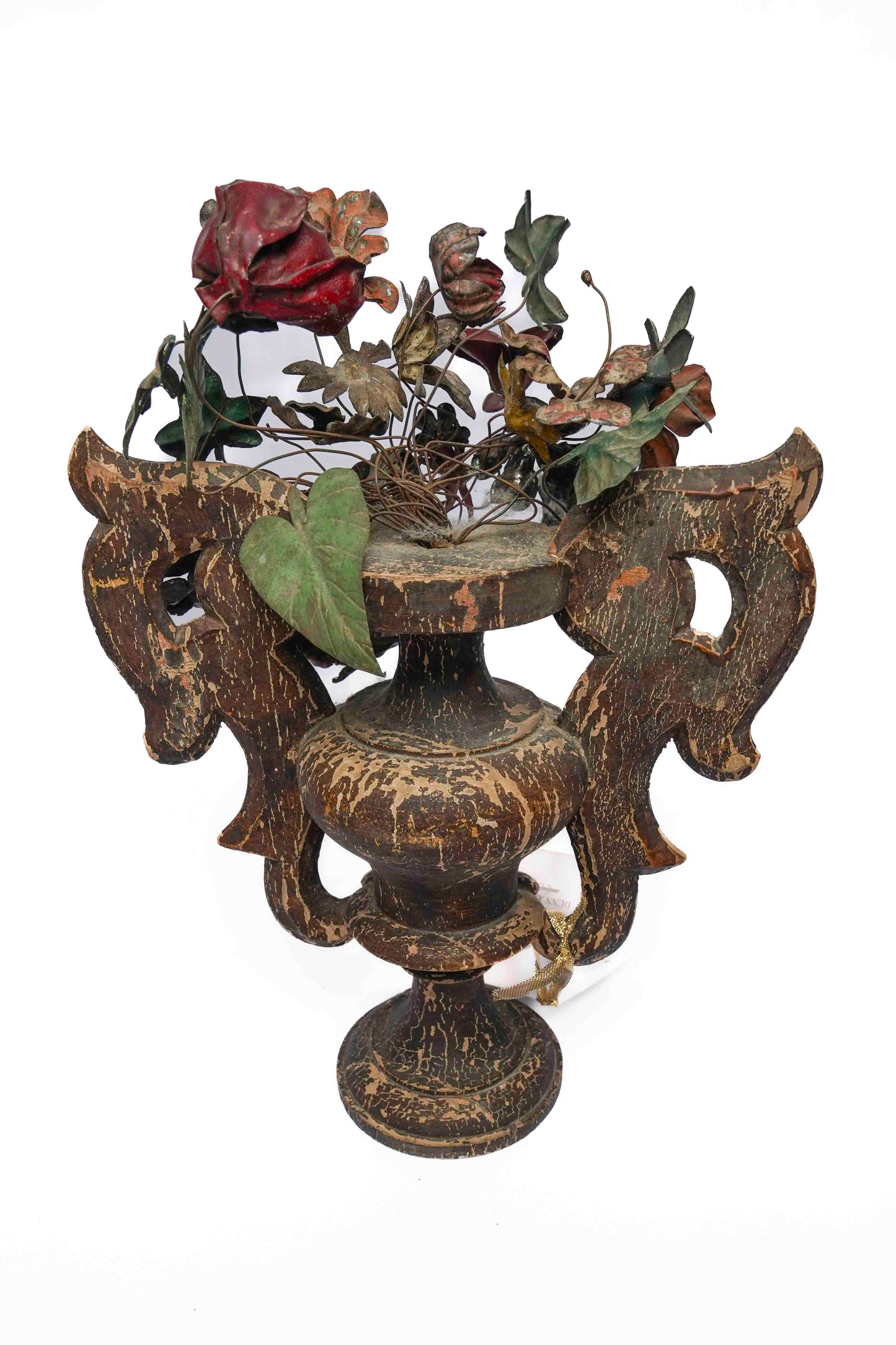 Italian Baroque Tole Flower Garniture