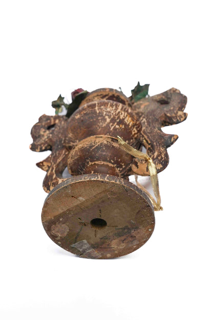 Italian Baroque Tole Flower Garniture