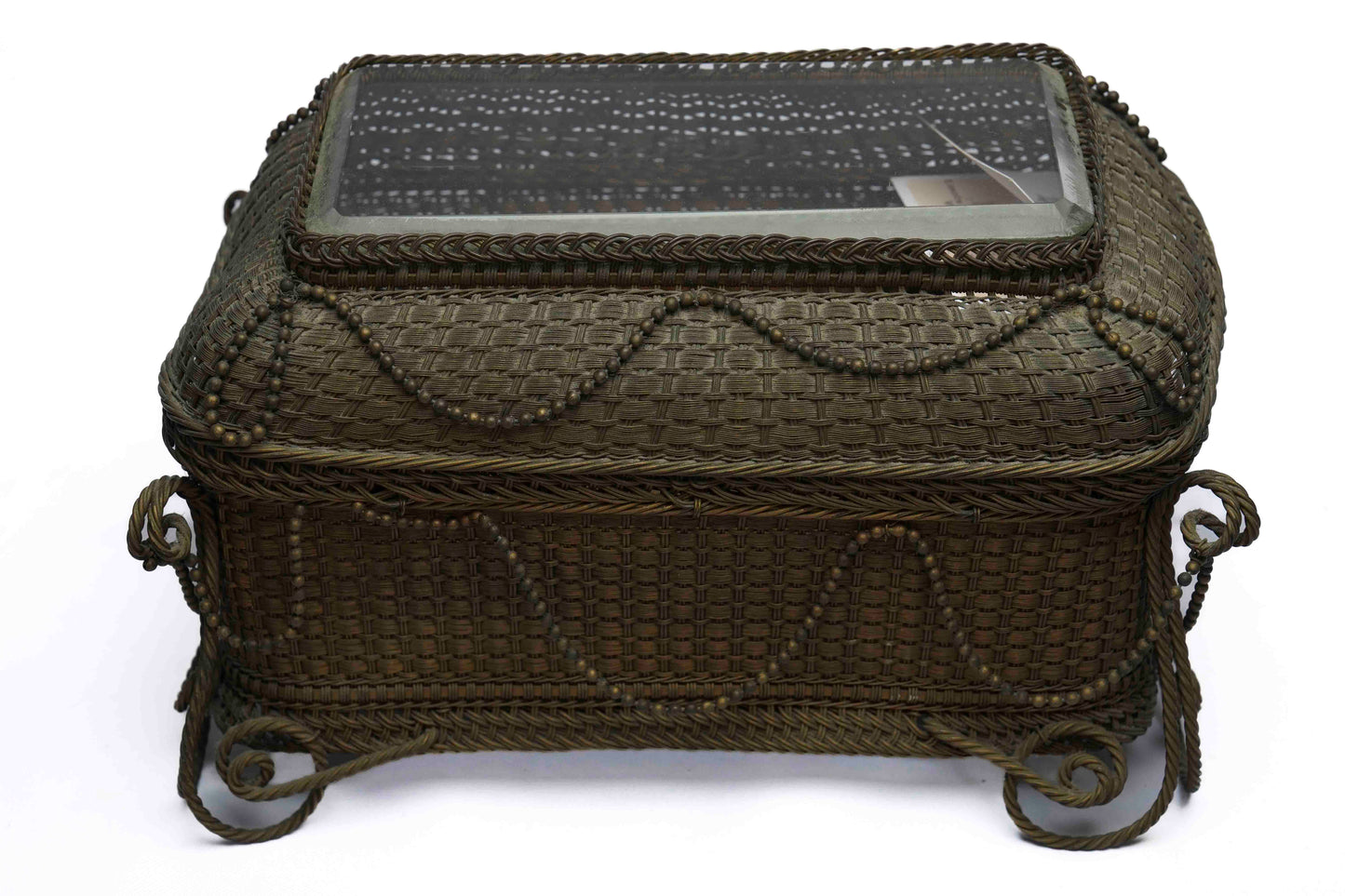 Louis Phillipe Brass Wire Casket