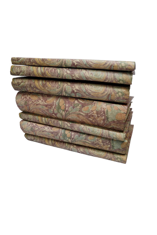 Marble Paper Clad Books (7)