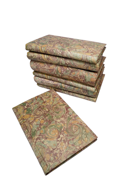 Marble Paper Clad Books (7)