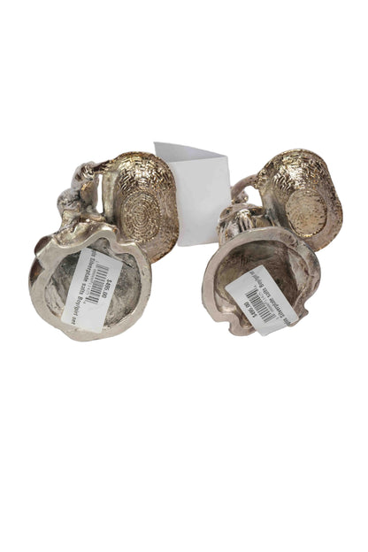 English Silverplate Salts Boy/Girl Set